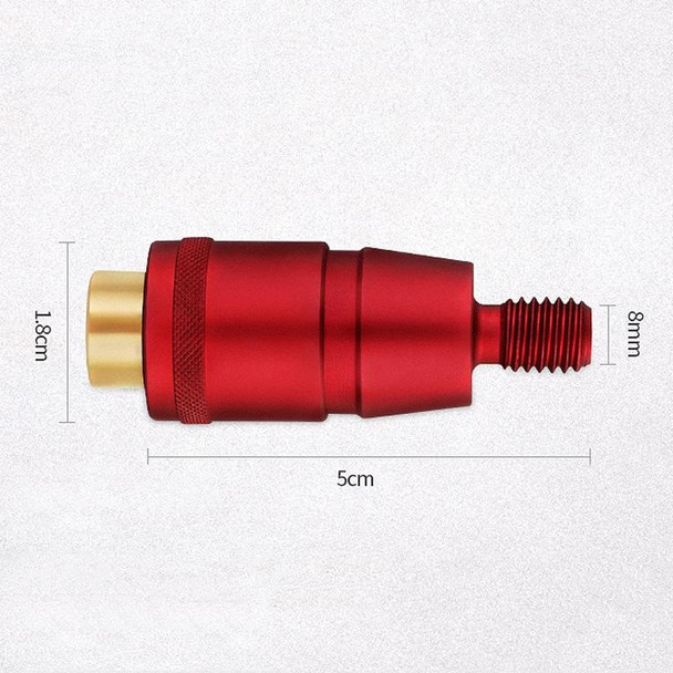 2 PCS Dip Net Anti-Rotation Joint Connector Dip Net Rod Quick Joint(Red)