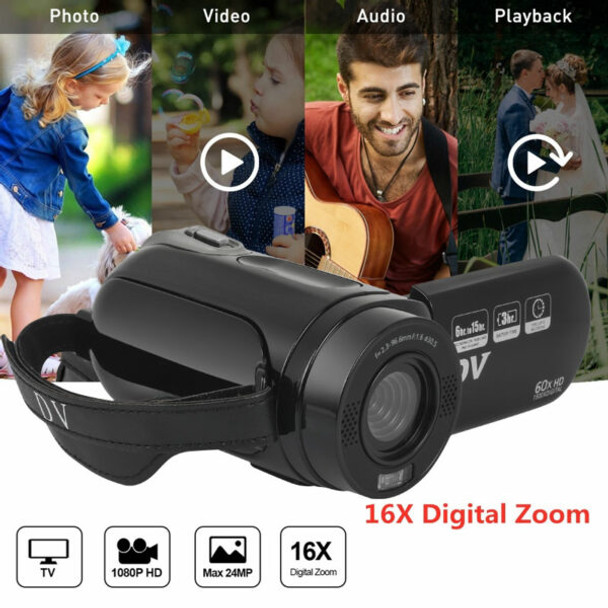 Digital Camcorder Camera With 2.4″ Screen