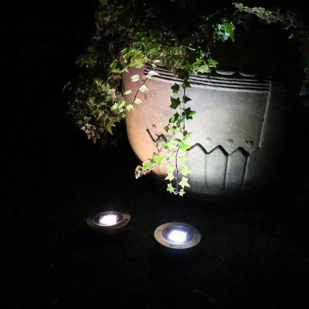 Outdoor Solar Buried Light Household Garden Grass Ground Waterproof Lamp(White Light)