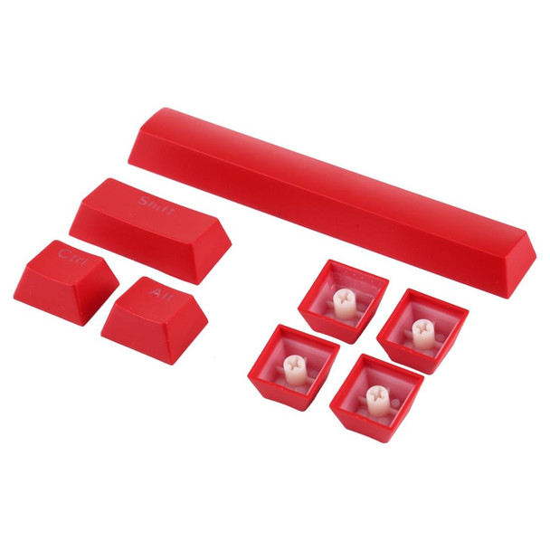 ABS Translucent Keycaps, OEM Highly Mechanical Keyboard, Universal Game Keyboard (Red)