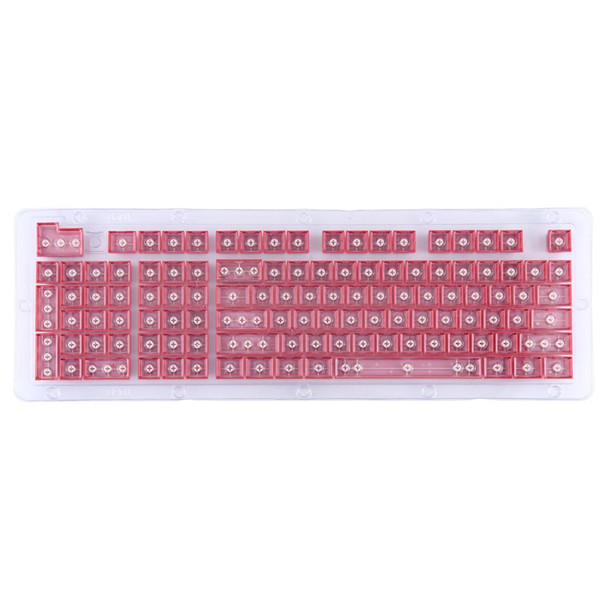 ABS Translucent Keycaps, OEM Highly Mechanical Keyboard, Universal Game Keyboard (Red)