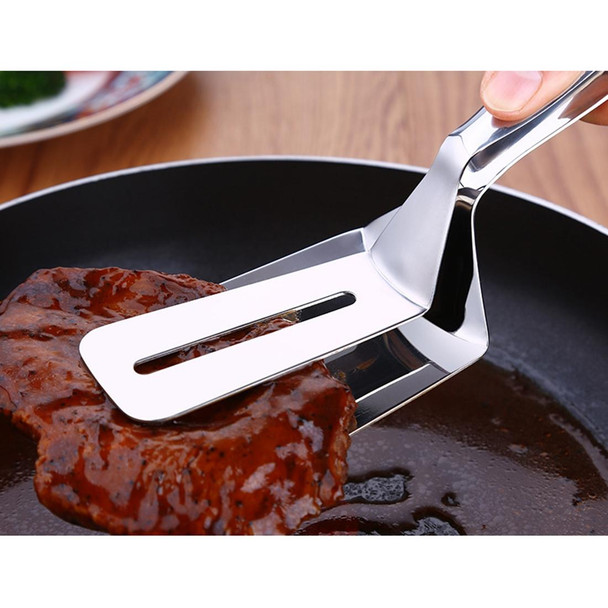 Stainless Steel Barbecue Steak Clip Tongs BBQ Roasting Shovels Leak Steak Shovel Spatula Food Clamp Bread Clips