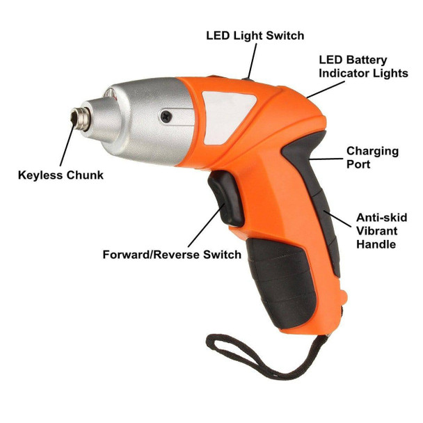 Cordless Rechargeable Screwdriver-45pcs