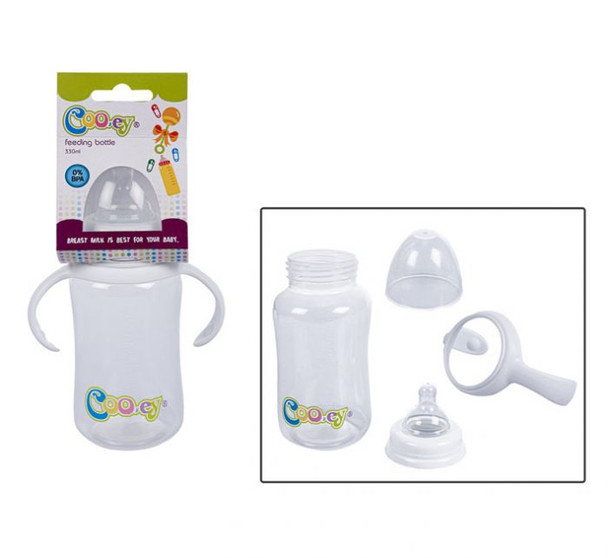 Feeding Bottle Plastic 330ml Easy-Grip