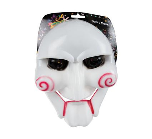 Dress up White And Red Horror Mask