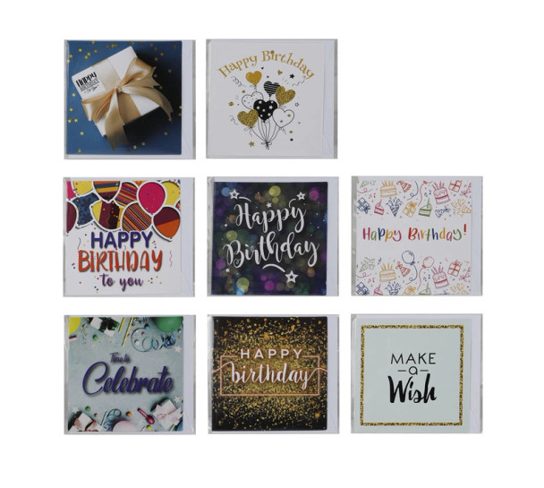 Card & Envelope MiniI Birthday Designs