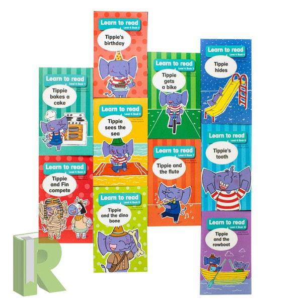 Tippie Learn To Read Level 3 and 4 - Boxset 20 Books