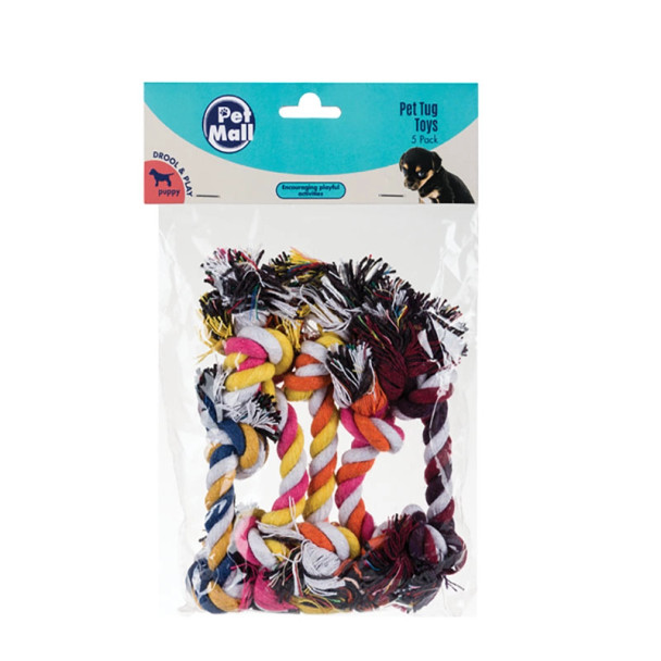 Puppy Toy Rope 5 Pack