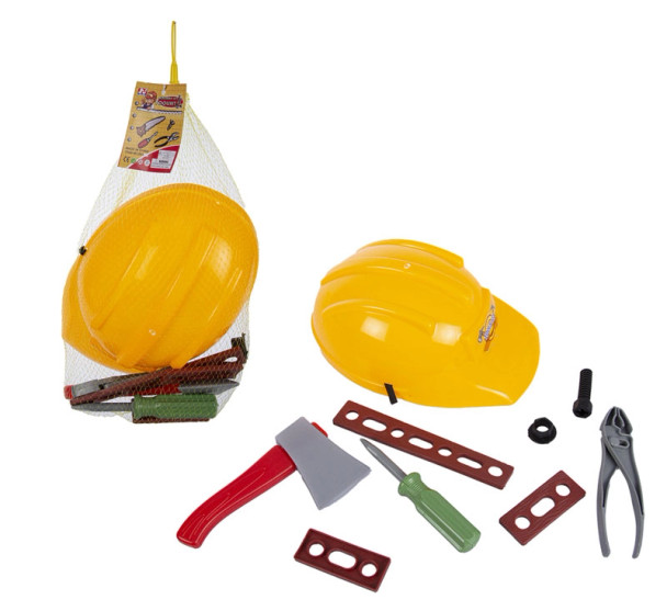 Construction Helmet Tool Set 9-Piece