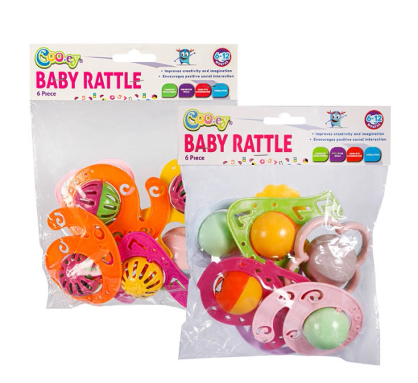 Baby Rattle Set 6-Piece