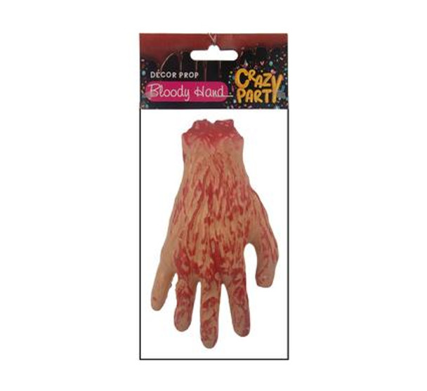 Party Prop Plastic Bloody Hand