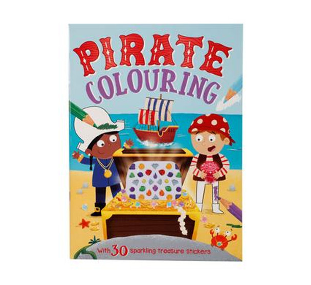 Pirate Crystal Sticker Colouring Book