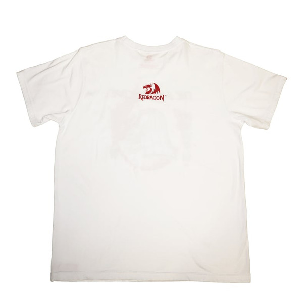 REDRAGON SAMURAI T-SHIRT - WHITE - SMALL