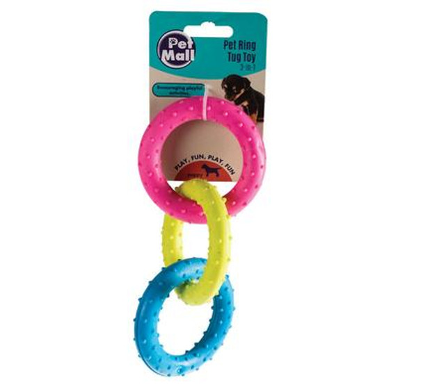 Pet Mall - Pet Ring Tug Toy 3-in-1