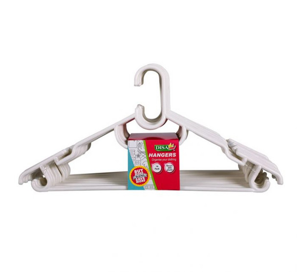 White Adult Clothes Hangers