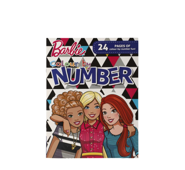 Barbie Colour By Numbers Book