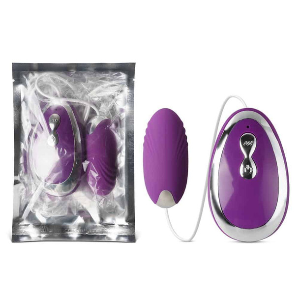 20 Speed Silicone Vibrating Egg - Purple