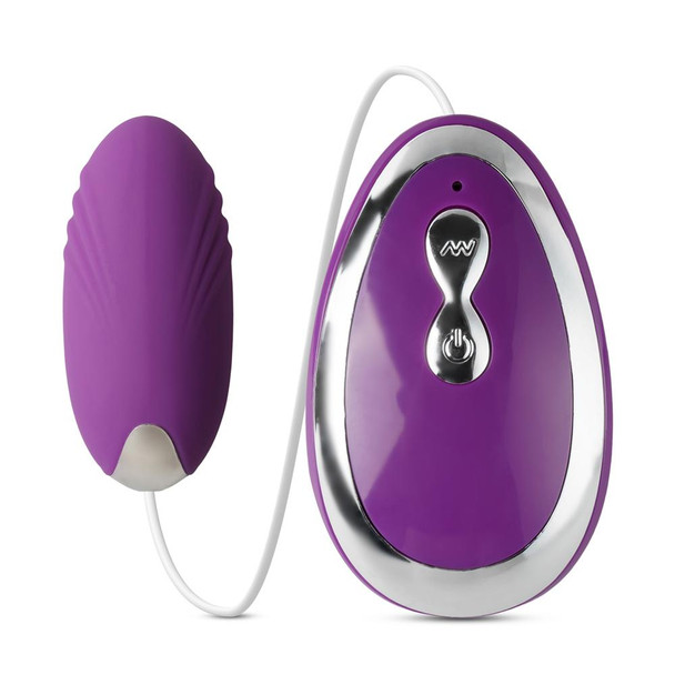 20 Speed Silicone Vibrating Egg - Purple