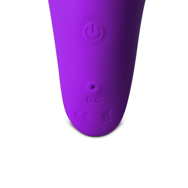 12 Speed Silicone Rechargeable Vibrator with Tongue