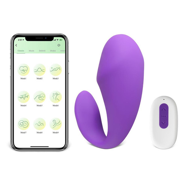 9 Speed APP & Remote Control Couples Vibrator