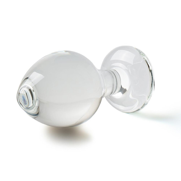 Glass Anal Plug - Clear