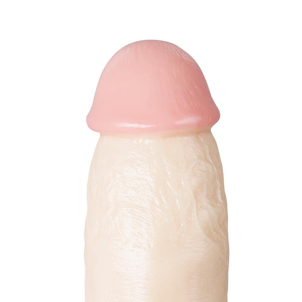 Realistic Dildo with Balls 17.5CM - Flesh