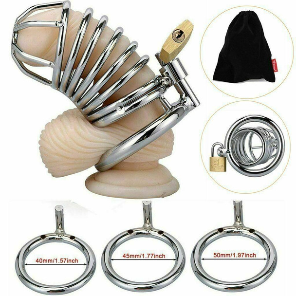 Stainless Steel Chastity Device Cock Cage