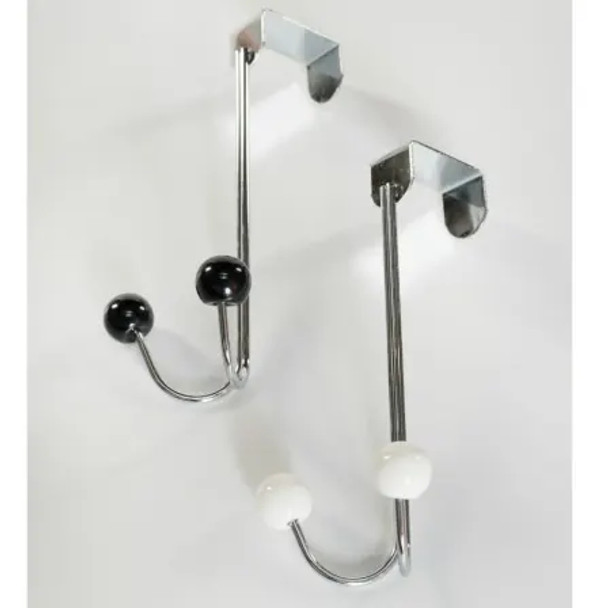 Chrome Plastic Over Door Hook Hangers