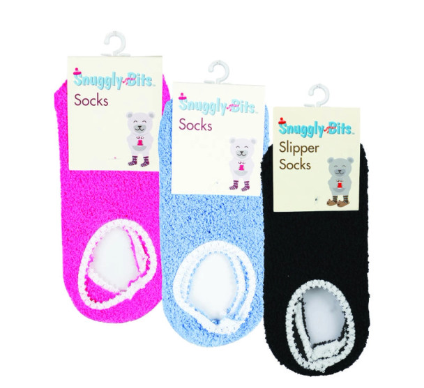 Indoor Ladies Plain Rubber Grip Socks