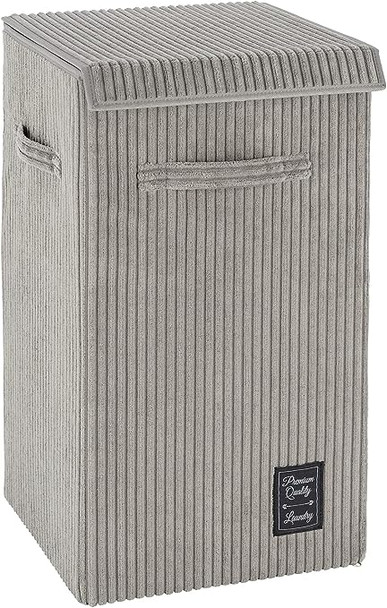 Wenko - 63l Laundry Basket - Cora Range - Grey