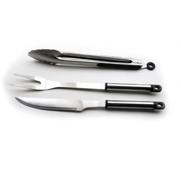 ALVA 3Pce Stainless Steel BBQ Tool Set