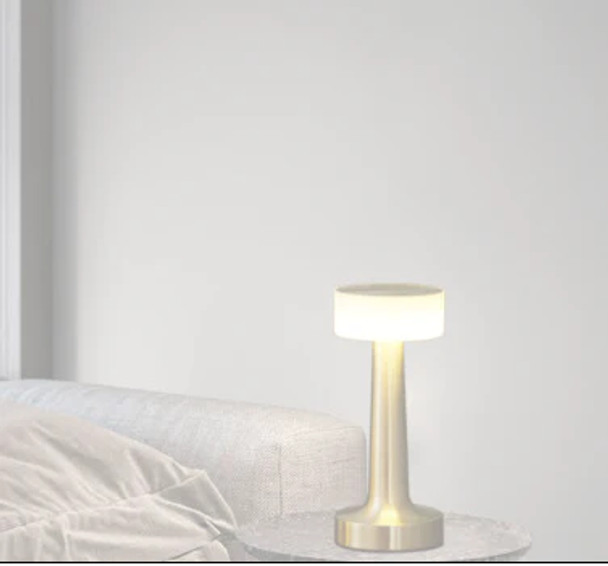 HomeMax Silver LED Touchable Desk Lamp