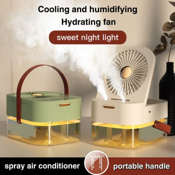 Dual Spray Humidifying Fan with Night Light