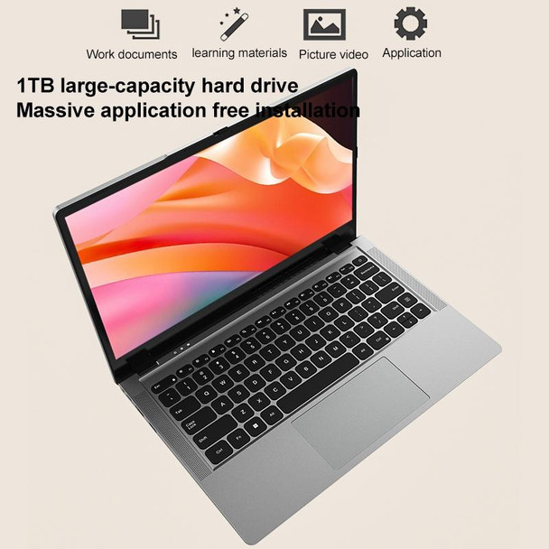 Jumper EZbook X7 Laptop, 14.0 inch, 16GB+1TB, Windows 11 Intel Ice lake i5-1035G1 Quad Core, Support TF Card & BT & Dual WiFi & HDMI, EU Plug