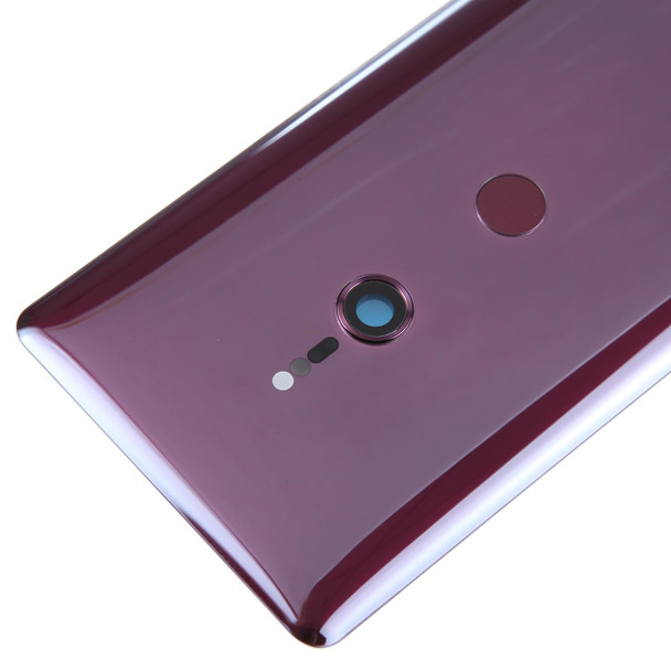 Original Battery Back Cover with Fingerprint for Sony Xperia XZ3(Rose Red)