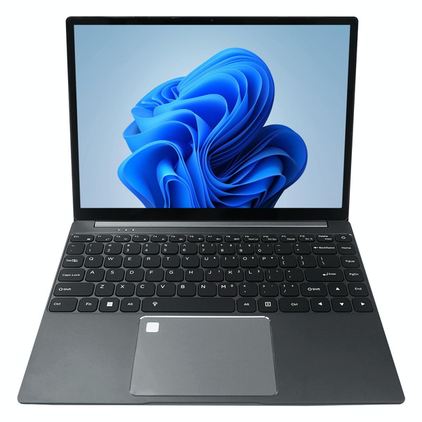 HONGSAMDE HSD1409 Notebook, 14.1 inch, 16GB+256GB, Windows 10 Intel Celeron N5105 Quad Core up to 2.9GHz, Support TF Card & WiFi & BT & HDMI, US Plug (Dark Gray)