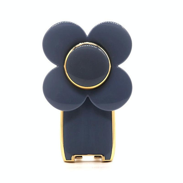 Flower Big Windmill Mobile Phone Ring Bracket Multifunctional Paste Type Rotating Lazy Bracket(Grey)