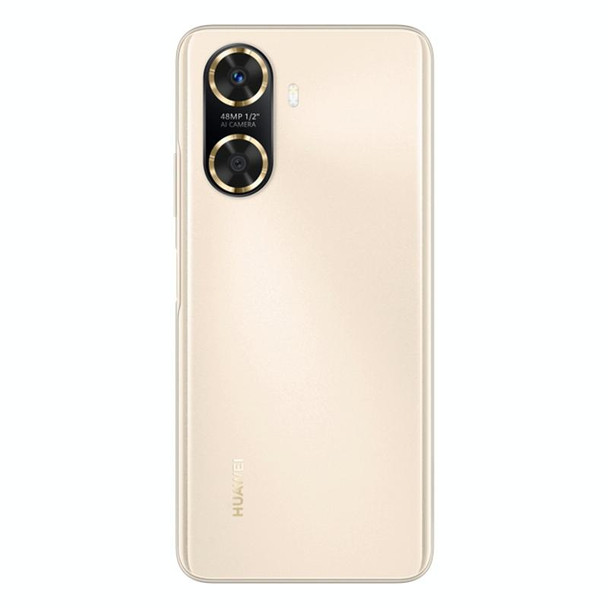 Huawei Enjoy 60 128GB MGA-AL40,  48MP Cameras, China Version, Dual Back Cameras, Face ID & Side Fingerprint Identification, 6000mAh Battery, 6.75 inch HarmonyOS 3.0 Octa Core, Network: 4G, OTG, Not Support Google Play(Gold)