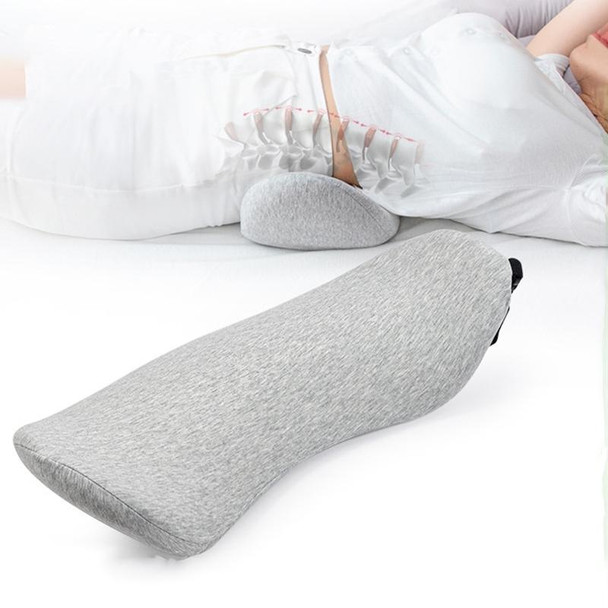 Memory Cotton Lumbar Pillow Sleep Waist Support Lumbar Cushion Pregnant Pelvic Pillow(Pink)
