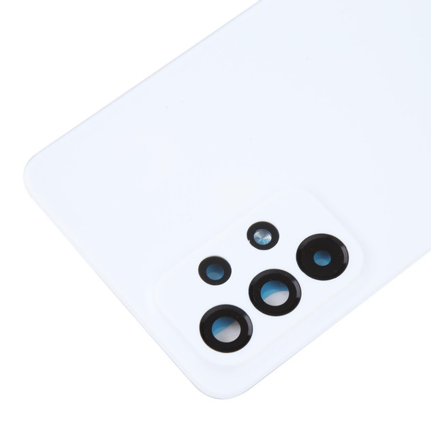 For Samsung Galaxy A33 5G SM-A336B Original Battery Back Cover with Camera Lens Cover(White)