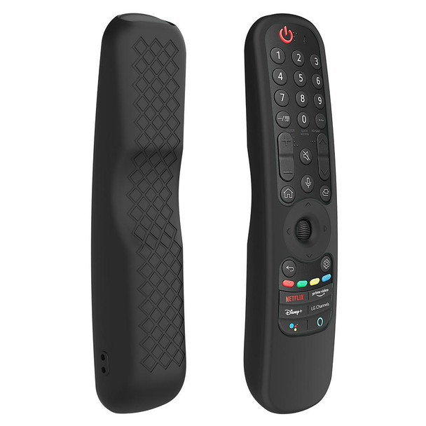 For LG AN-MR21GC / AN-MR21N / AN-MR21GA TV Remote Control Silicone Case(Black)