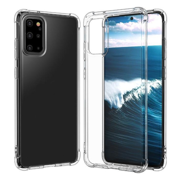 For Huawei P40 Four-Corner Anti-Drop Ultra-Thin Transparent TPU Phone Case(Transparent)