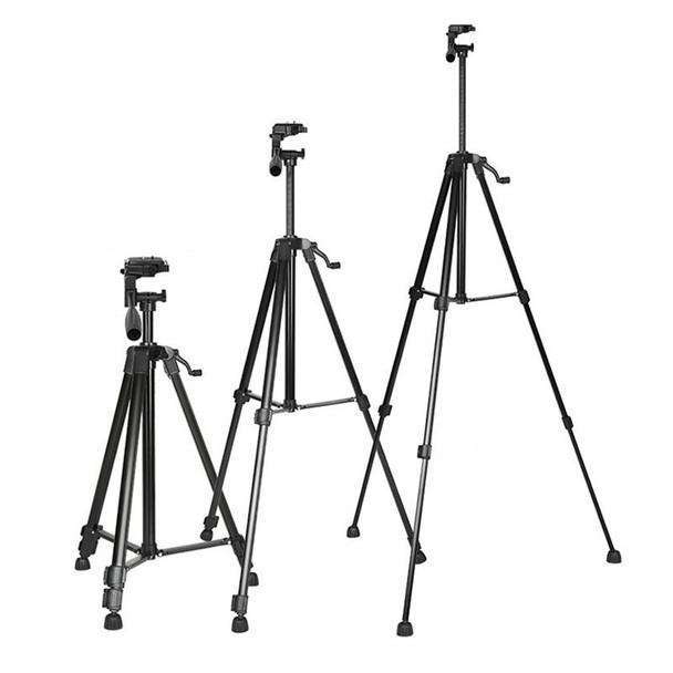 3366 Quality 1.4m Portable Phone Live Selfie Tripod DV SLR Camera Stand (Black)