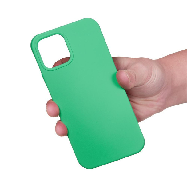 For iPhone 15 Pro Max Solid Color Silicone Phone Case(Green)