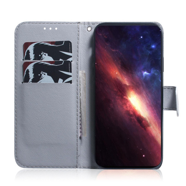 For Xiaomi Redmi 12 Coloured Drawing Flip Leather Phone Case(Tiger)