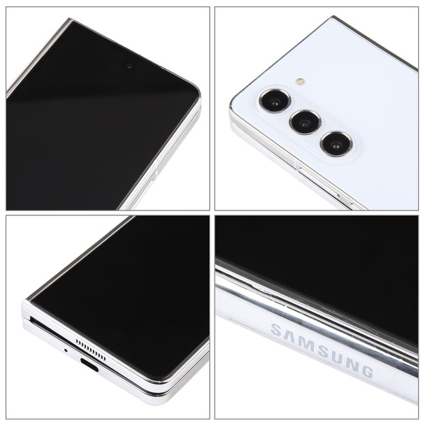 For Samsung Galaxy Z Fold5 Black Screen Non-Working Fake Dummy Display Model (White)