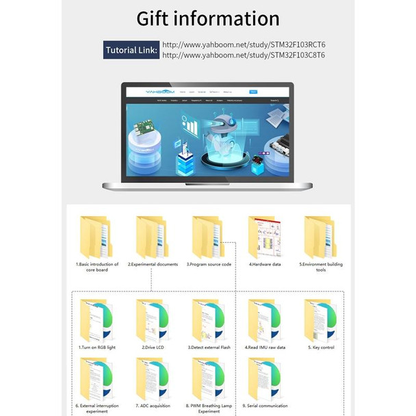 Yahboom MCU RCT6 Development Board STM32 Experimental Board ARM System Core Board, Specification: GD32F103C8T6