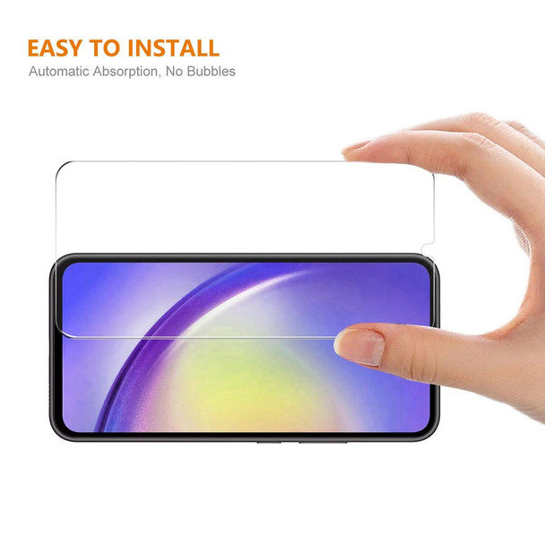 For Samsung Galaxy A25 5G 10pcs ENKAY 0.26mm 9H 2.5D High Aluminum-silicon Tempered Glass Film