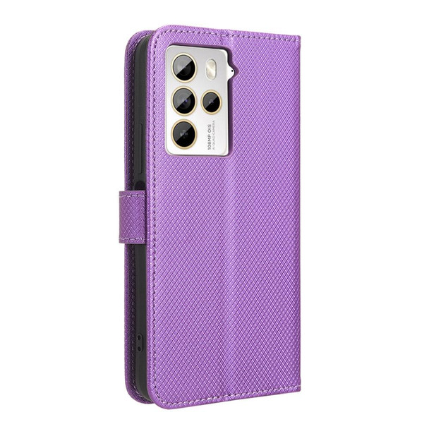 For HTC U23 / U23 Pro Diamond Texture Leatherette Phone Case(Purple)
