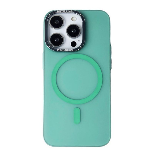 For iPhone 13 Pro Frosted PC MagSafe TPU Phone Case(Green)